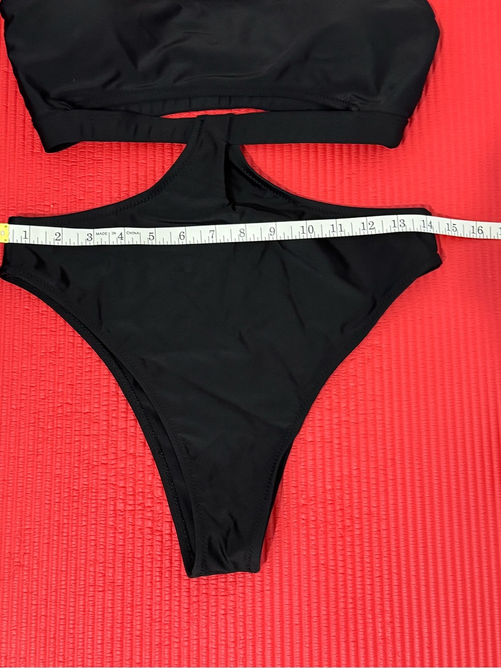 Black Cutout Two-Piece Bikini size L - Picture 7 of 8